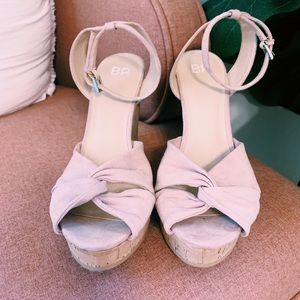 Light pink wedges!